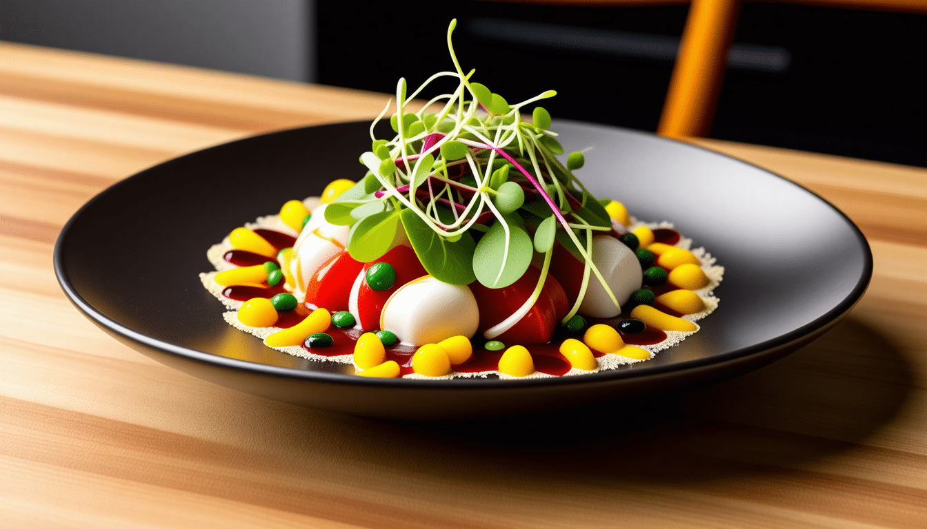 découvrez comment apporter une touche d’originalité et de subtilité à vos plats en les décorant avec une légère hésitation, pour surprendre et ravir vos convives par des présentations pleines de finesse.