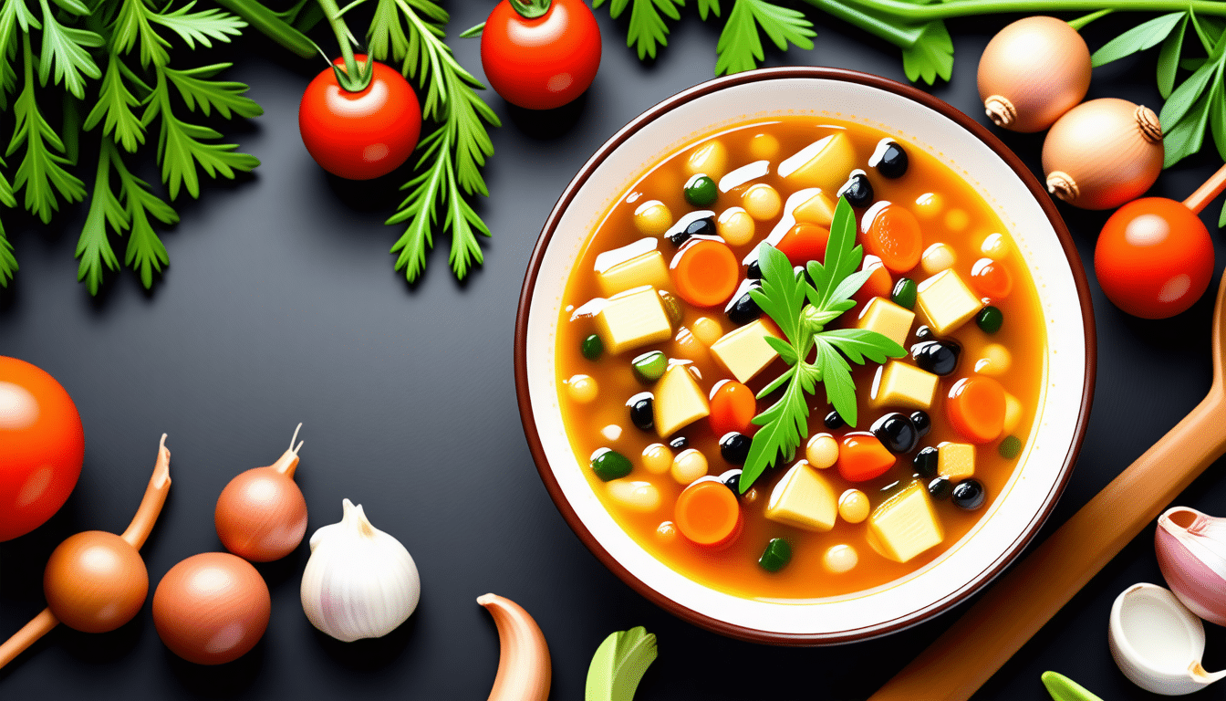 découvrez comment préparer une soupe solide savoureuse sans mixeur ni cuisson, en utilisant des ingrédients frais et des astuces simples pour un repas healthy et rapide !